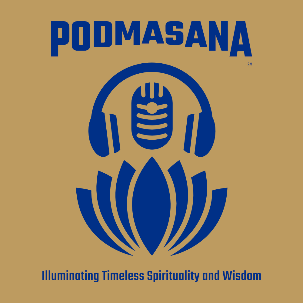 Podmasana podcast art with slogan